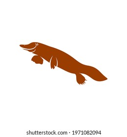 Platypus design vector illustration, Creative Platypus logo design concept template, symbols icons