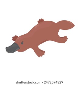 Platypus icon clipart avatar logotype isolated vector illustration