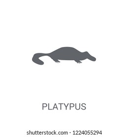 Platypus icon. Trendy Platypus logo concept on white background from animals collection. Suitable for use on web apps, mobile apps and print media.