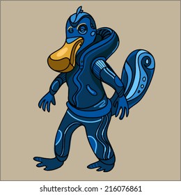 platypus illustration 