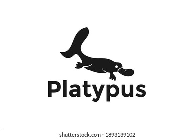 Platypus Logo Design Graphic Abstract Stock Vector (Royalty Free ...