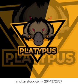 Logo-Design für Platypus-Maskottchen