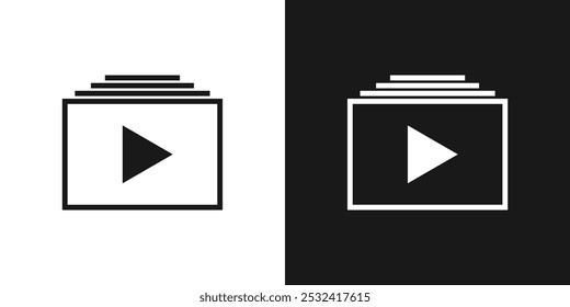 Reproducir Archivar de medios de comunicación de fondo aislado. Ilustración vectorial