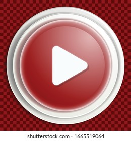 Play arrow button sign illustration