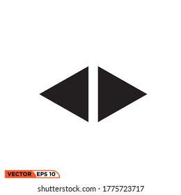 play back mark icon design vector illustration template