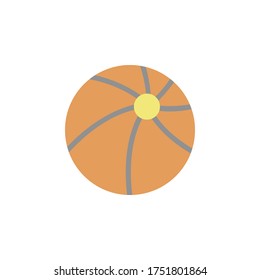 Play ball icon. Simple color vector elements of Children's day icons for ui and ux, website or mobile application