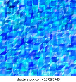 Play blue green cubes, game tones and transparency. 