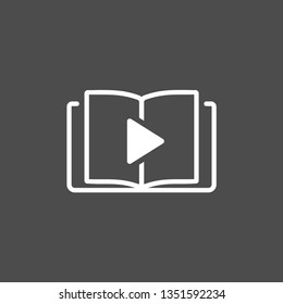 play book vector icon