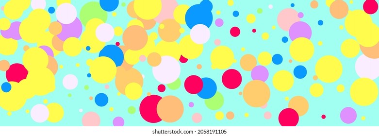 Play Bordo Rainbow Beige Indigo Bright Background. Pink Yellow Pastel Color Kids Pattern. Red Multicolor White Purple Circles Violet Textile. Children Dark Green Blue Vibrant Background.