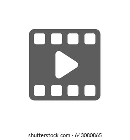 Play bottom Icon in trendy flat style isolated on white background. Award symbol for your web site design, logo, app, UI. Vector illustration, EPS10.