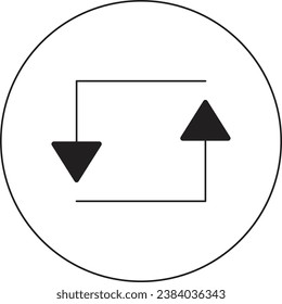 Play bottom icons, Multimedia icons, Player control symbol, direction signs