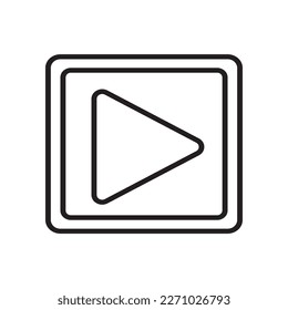 play box icon black and white