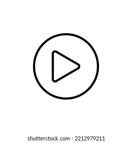 play bubtton icon. Video Button.