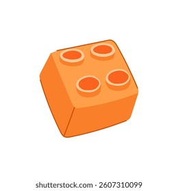play building blocks cartoon. kids toy, colorful shapes, imaginative educational play building blocks sign. isolated symbol vector illustration