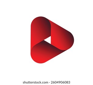 Play Button or Arrow sign that is useful for different graphics illustration, including logo, flyer, banner, etc.
