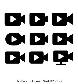 Play Button and Arrow Symbol Icons