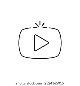 Spielknopf-Design in Schwarz-Weiß