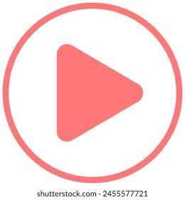 Icono plano de Botón aislado sobre fondo blanco.