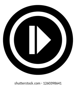play button glyph icon