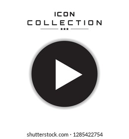 Play button icon. 