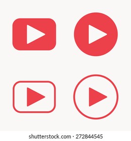 play button icon - Shutterstock ID 272844545