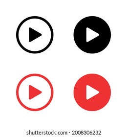 play button icon for apps and web sites