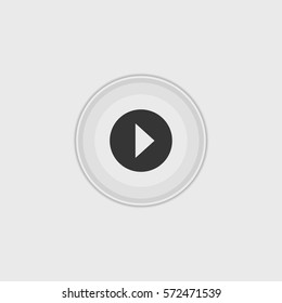 Play button  icon best illustration isolated vector sign symbol