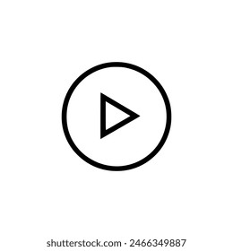 Icono de Botón. Icono de Botón de juego negro sobre fondo blanco. Ilustración vectorial