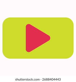 Icono de Botón de juego. Negro Jugar icono de Botón sobre fondo blanco. Ilustración vectorial