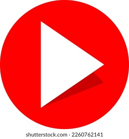 Play button icon for design element