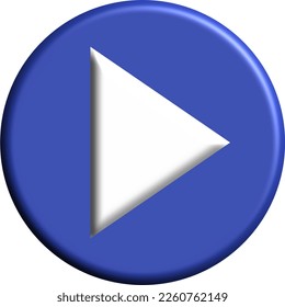 Play button icon for design element