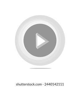 Play button icon for design element