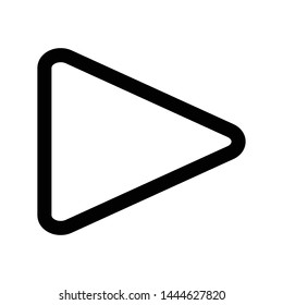 play button icon design template vector