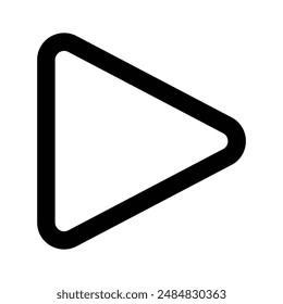 Juega diseño de íconos de Botón en estilo de moda, fácil de usar Vector