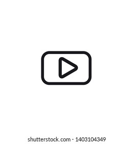 PLAY , BUTTON ICON DESIGN , VECTOR EPS10