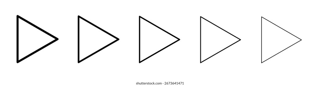 Logotipo plano del sistema de la ilustración del icono del Botón del juego