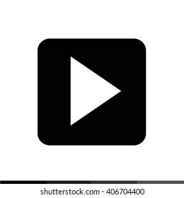Play Button Icon Illustration design