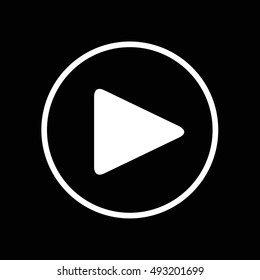 play button icon illustration design