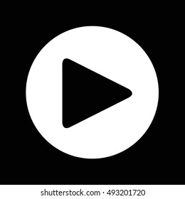 play button icon illustration design