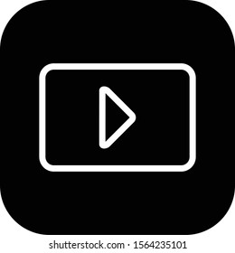 Play Button Icon Isolated On Background
