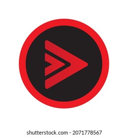 Symbol abspielen. Medienabspielzeichen