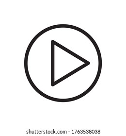 play button, play icon, multimedia sign