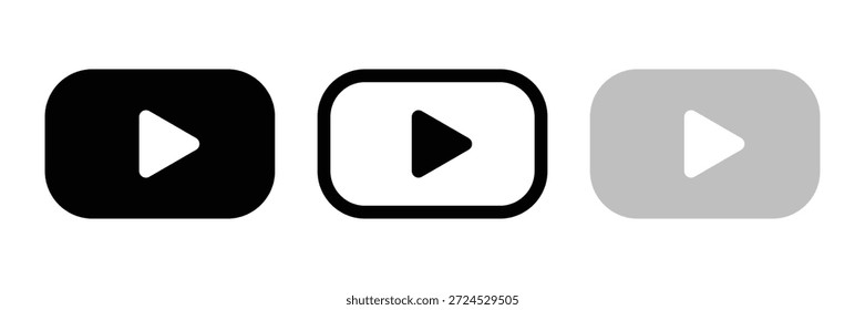 Symbol für Wiedergabetaste, Startsymbol des Musik-Video-Players	
