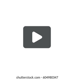 play button icon. sign design