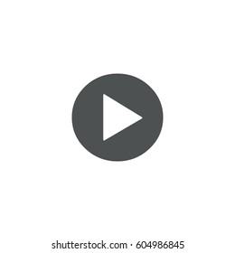 play button icon. sign design