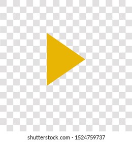 play button icon sign and symbol. play button color icon for website design and mobile app development. Simple Element from essential collection collection for mobile concept and web apps icon.