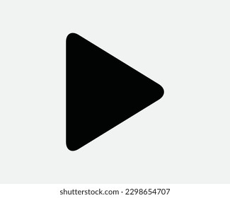 Play Button Icon Sign Symbol. Music Web Media Video Movie Clip Start Player Audio Digital Cut Shape Artwork Graphic Illustration Clipart Vector Cricut