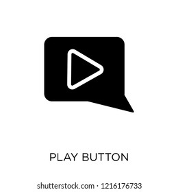 Play Button icon. Play Button symbol design from User interface collection. Simple element vector illustration on white background.