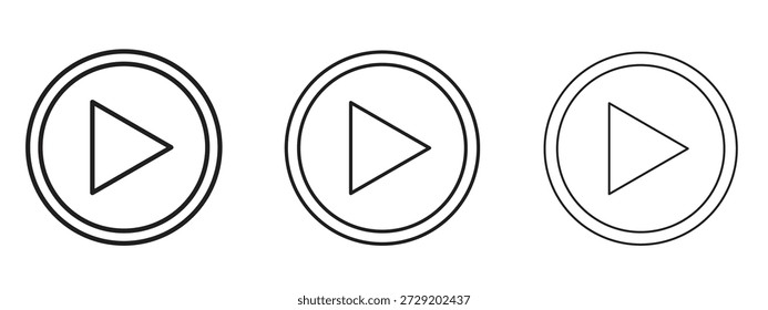 Reproducir el símbolo de icono de Botón para Info Gráfico, Elementos de diseño y Sitios web