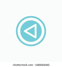 Play-Button-Symbol im trendigen, flachen Stil einzeln auf grauem Hintergrund. Spielen Sie Symbol für Ihre Website-Design, Logo, App, Benutzeroberfläche. Vektorillustration